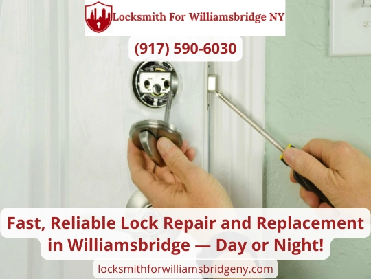 Lock Repair & Replacement Services in Williamsbridge, Bronx NY