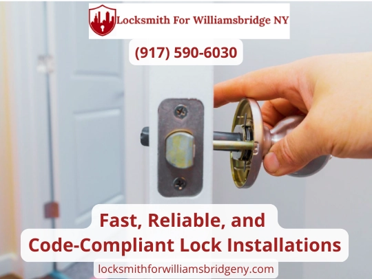 Residential Door Lock Installation Services in Williamsbridge